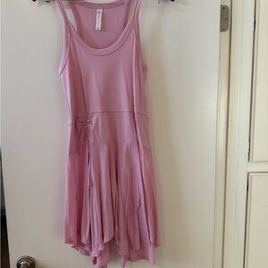 New Pink Sleeveless Dress
